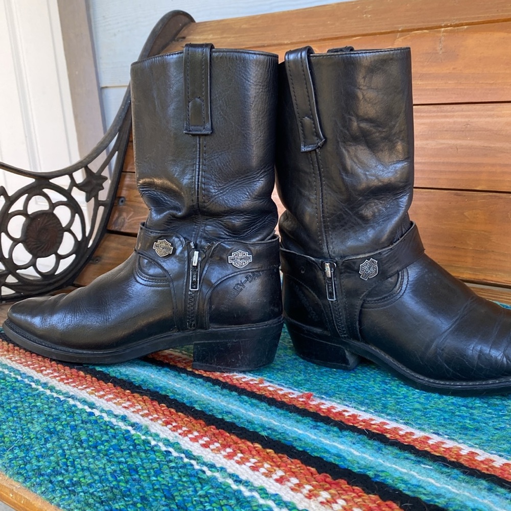 Harley Davidson ladies Moto Boots - Picture 14 of 14